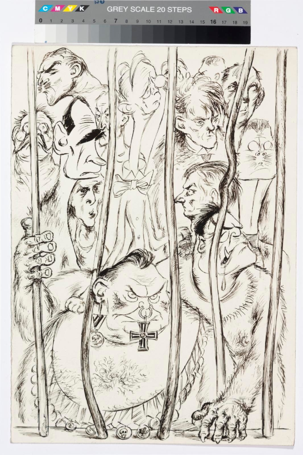 Comicseite mit dem Titel "Grimm Fairy Tales 1-A von Dark Horse" zeigt verängstigte Menschen hinter Gittern unter einem sternenklaren Nachthimmel.